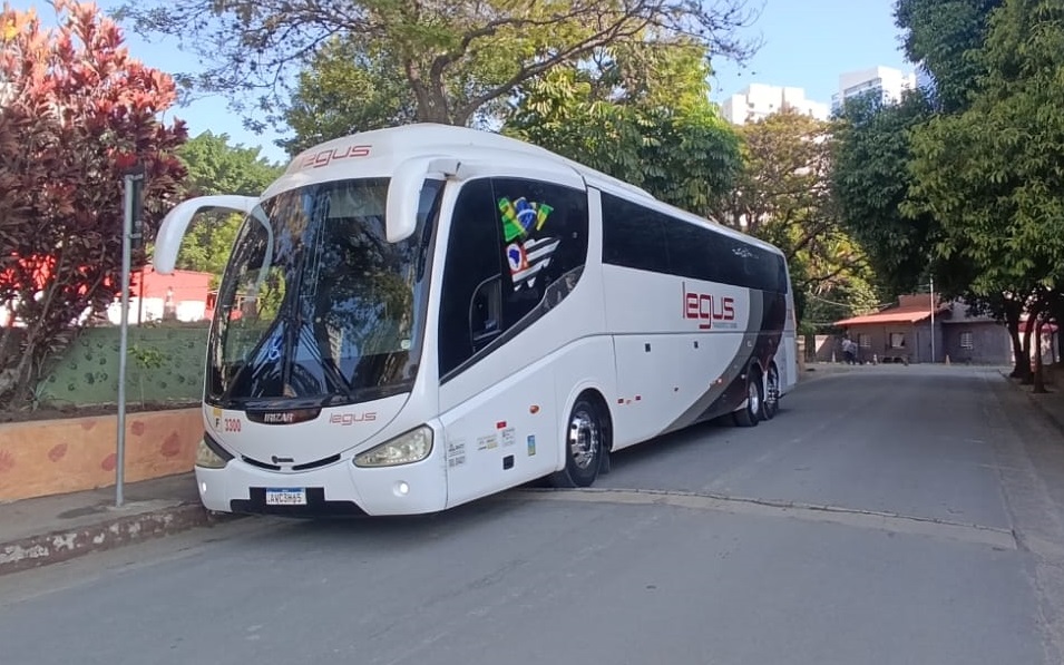 Onibus moderno para transporte